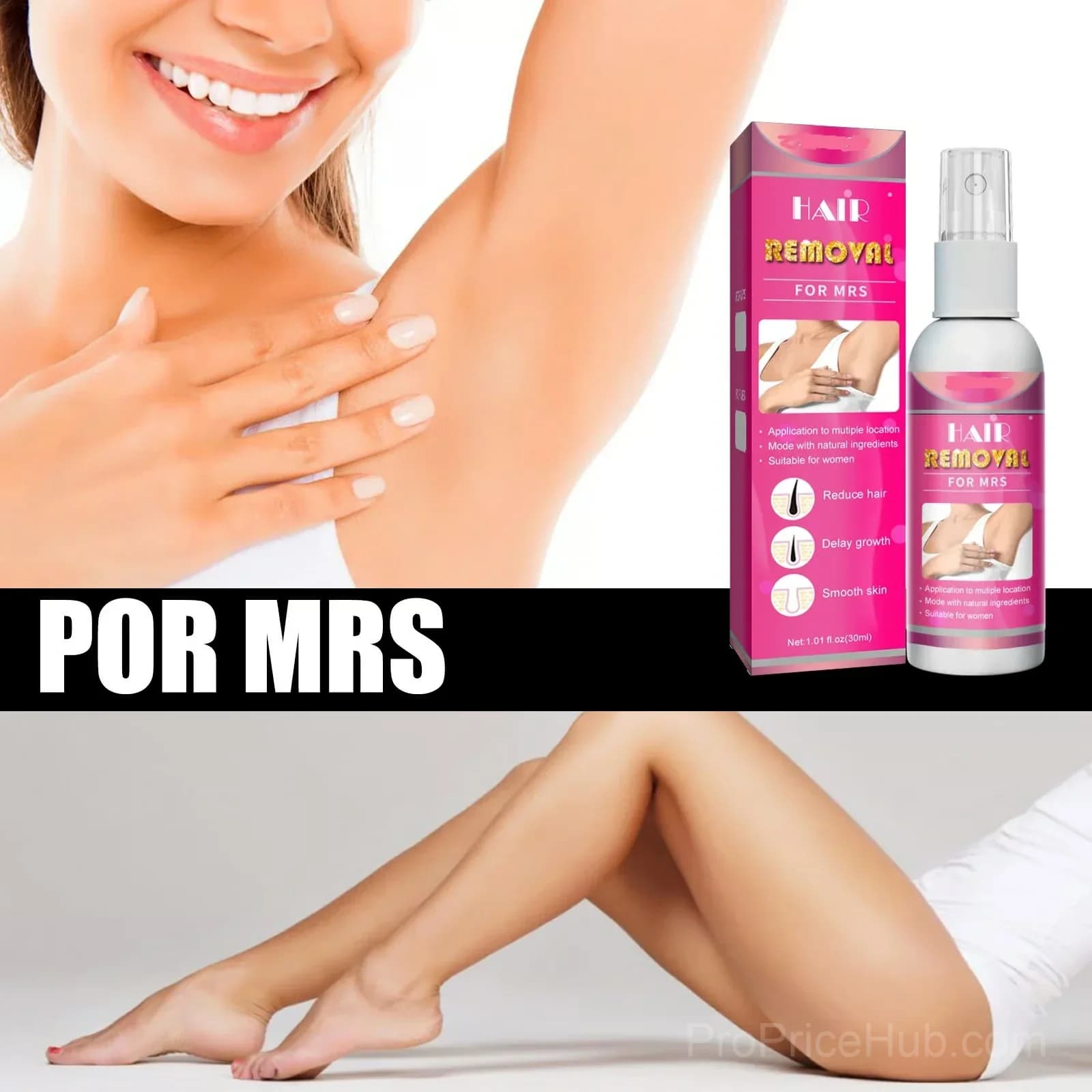 Body Hair Removal Spray for Women - Main