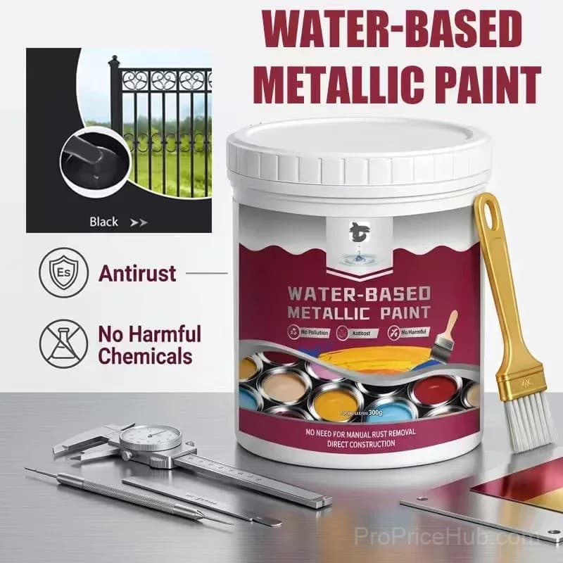 Rust Converter Metallic Paint – Stops Rust, No Sanding, No Fumes - View 11