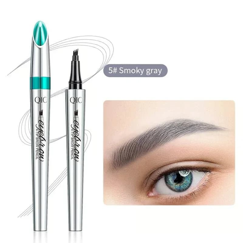 Waterproof Microblading Eyebrow Pen, 4-Fork Tip, Light Brown - View 13
