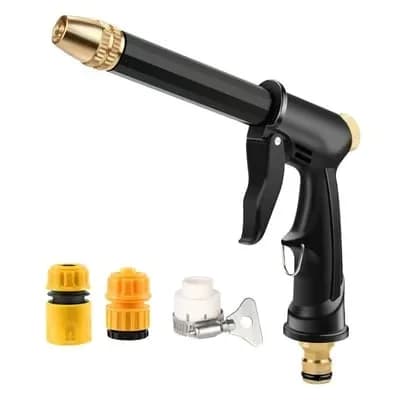 H2 Long Spray Gun Car Wash Tool with 3 Connectors - Main