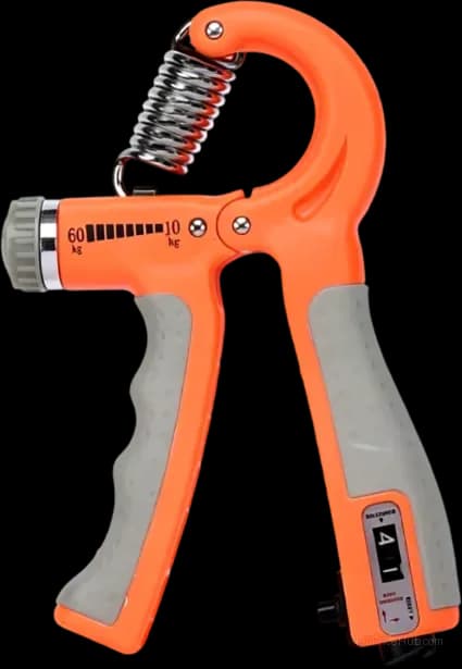 Adjustable Hand Grip Strengthener with Counter, Blue - View 10
