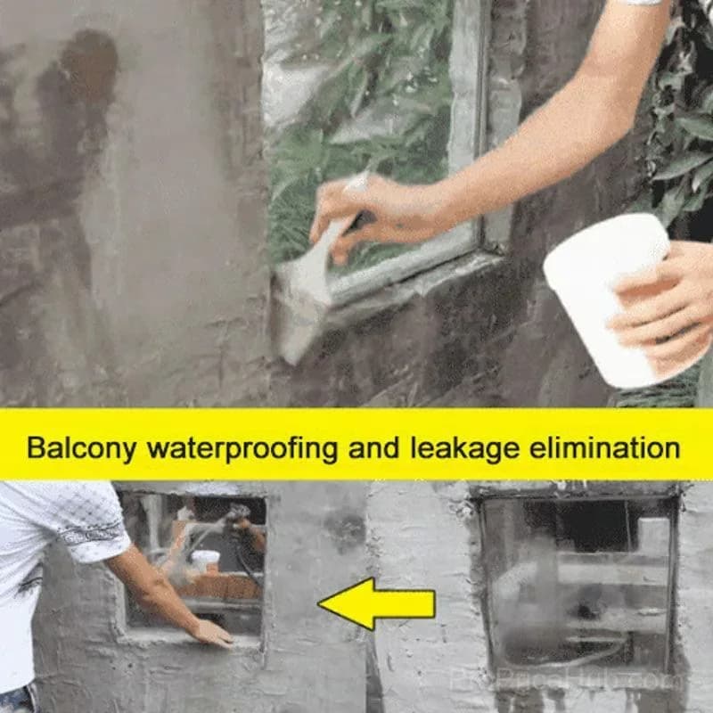 Polyurethane Waterproof Leak Repair Coating, Black, 300g - View 4