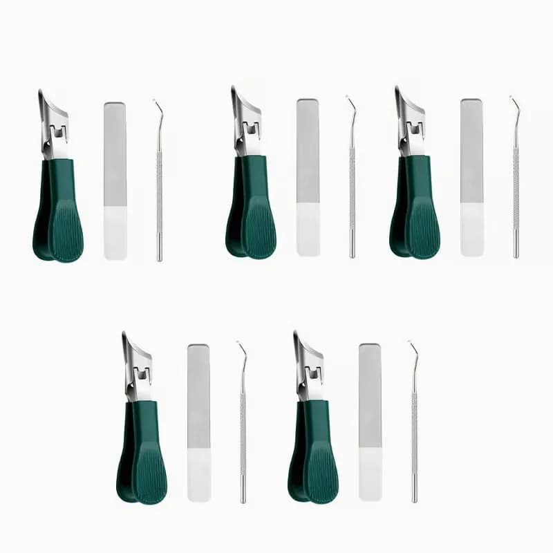 3-Piece Eagle Beak Beveled Nail Clippers Set - View 3