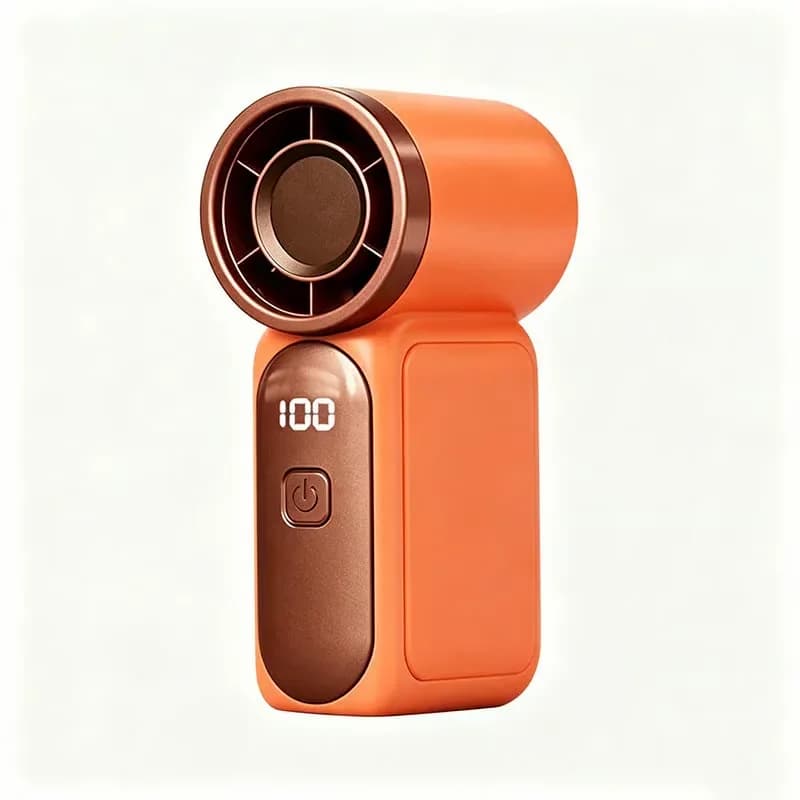 Turbo Handheld Fan, 16900 RPM, 6-Speed, LED Display, 3000mAh, Purple - View 11