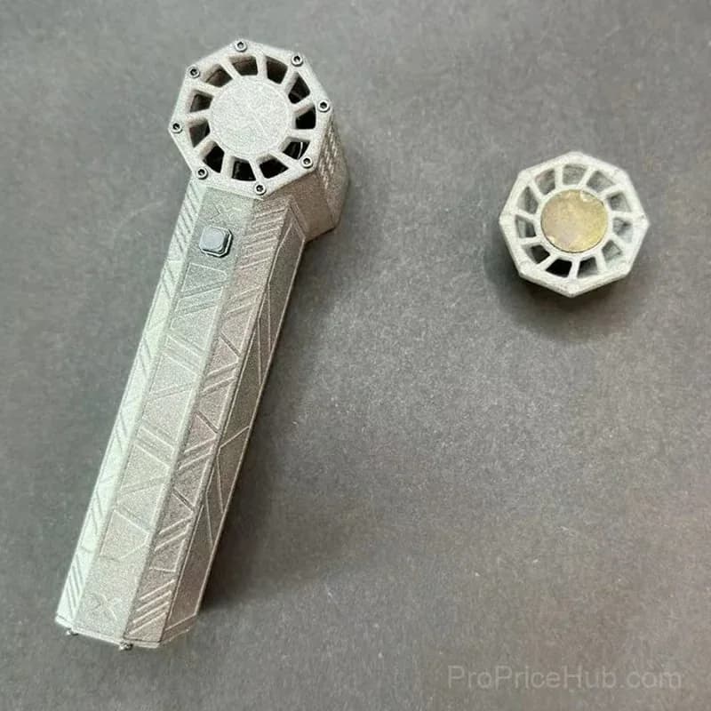 White High-Speed Duct Fan Blower for Ventilation - Alt