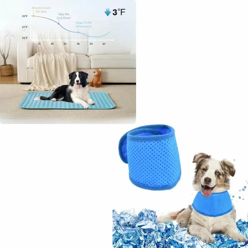 Pet Cooling Mat for Dogs and Cats, Blue XS 40 x 30 cm - View 16