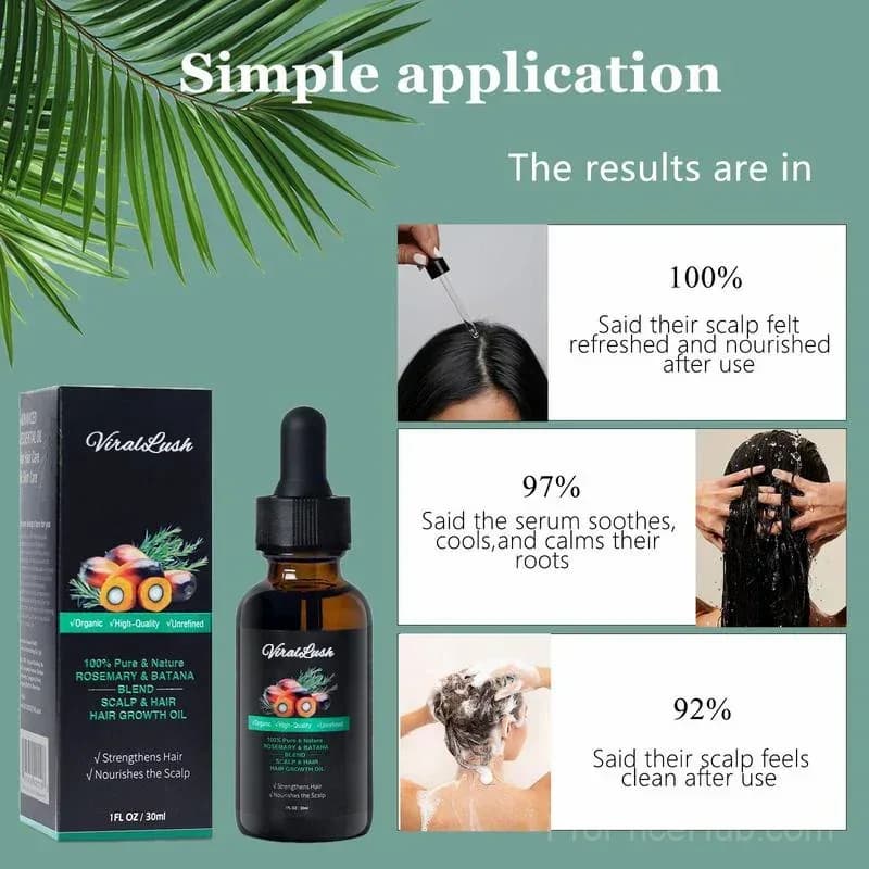 Organic Rosemary & Batana Oil Hair & Scalp Treatment - View 7