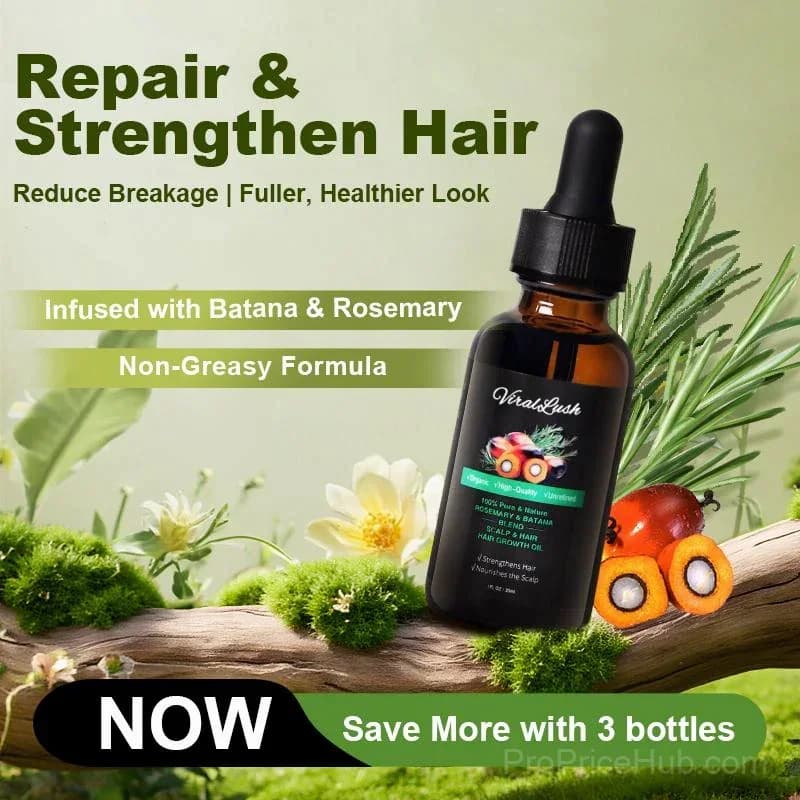 Organic Rosemary & Batana Oil Hair & Scalp Treatment - View 3