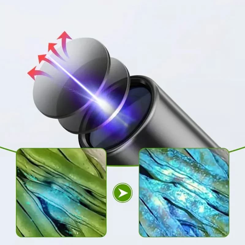 UV Black Light LED Flashlight, Aluminum Alloy Inspection Torch - View 5