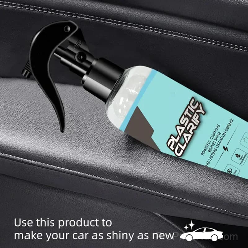 Multipurpose Car Plastic Restorer Spray, 200ml with Towel & Sponge - View 9