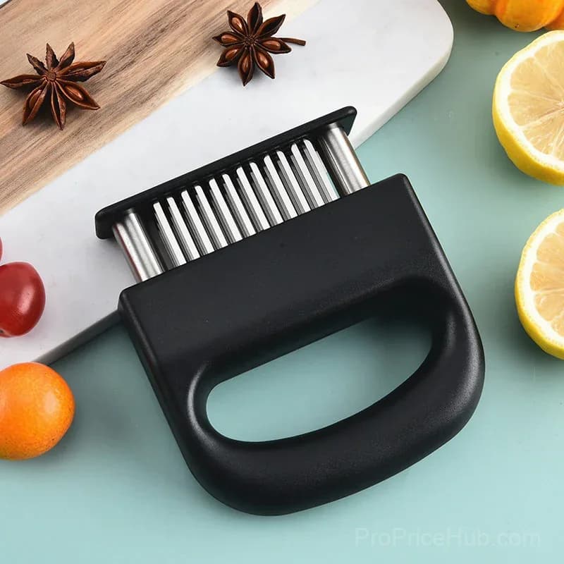 Professional Meat Tenderizer - Spring-Loaded Design - Alt