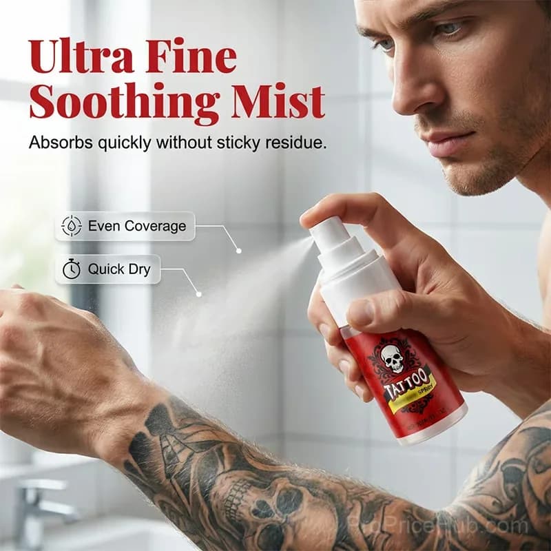 Tattoo Aftercare Moisturizing Spray, 1-Pack - Alt