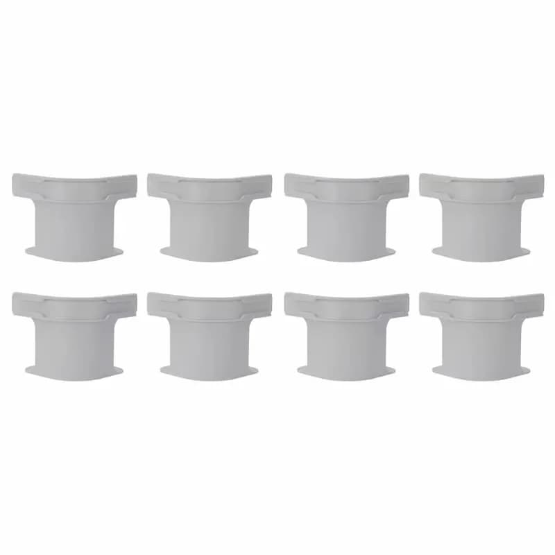 Bed Sheet and Cover Fastener Set, 8-Piece, White - Alt