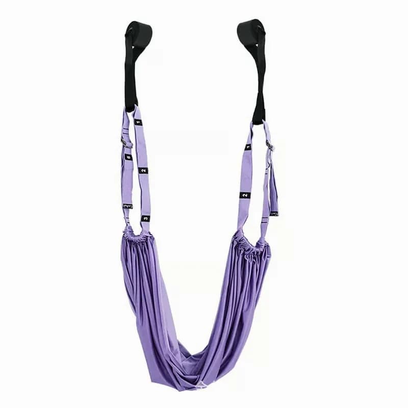 Purple Adjustable Aerial Yoga Rope for Adults and Children - View 8