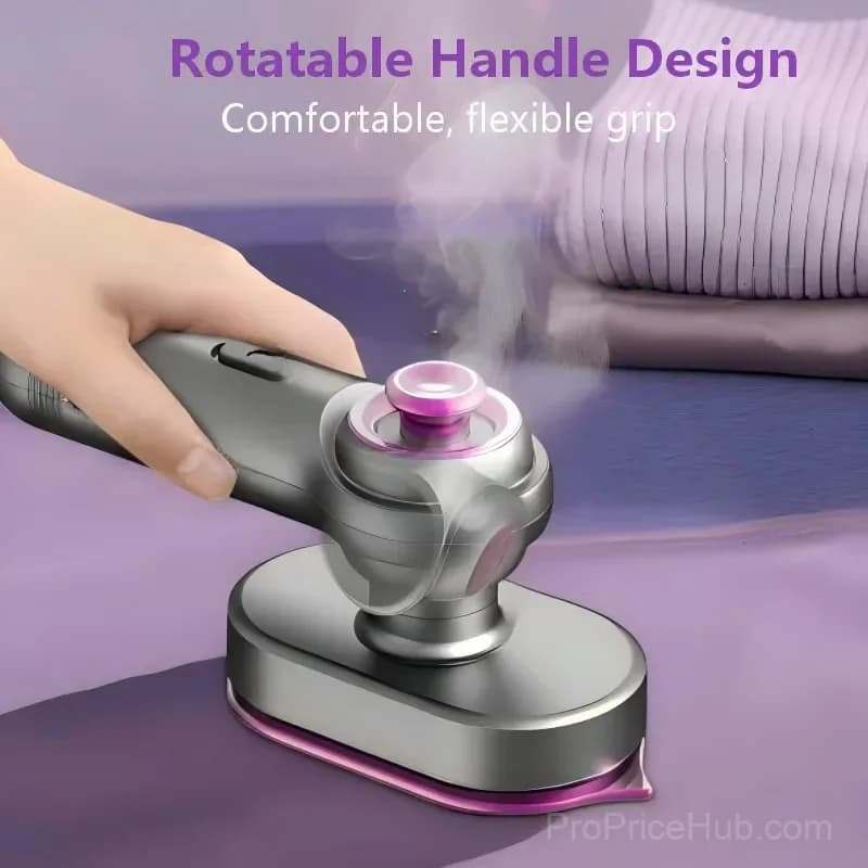 Portable Handheld Garment Steamer, Gray, 1 Pack - View 7