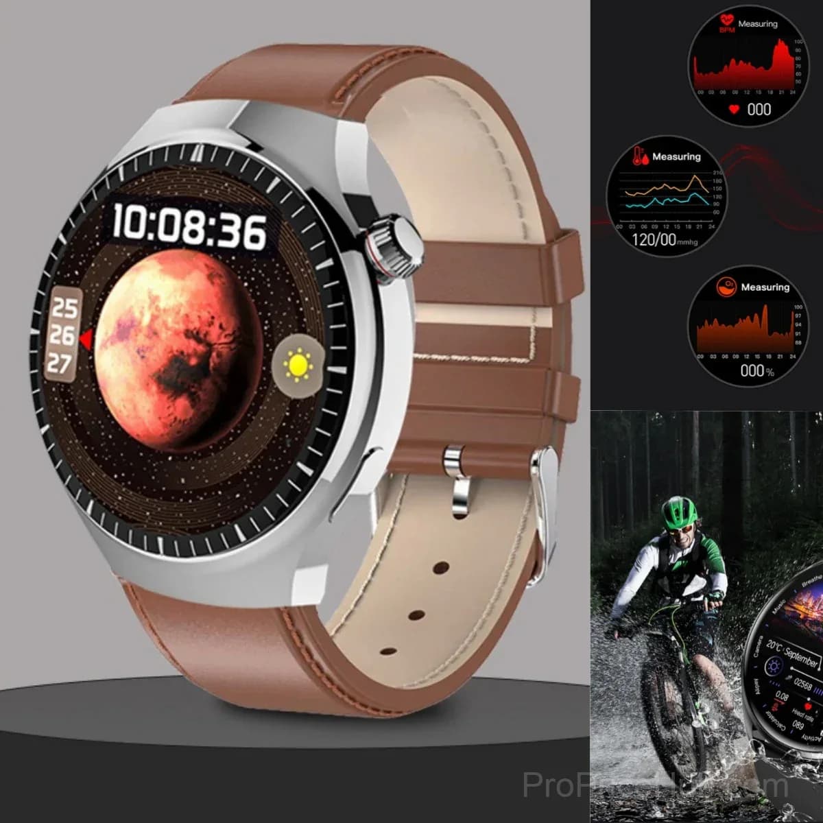 Watch4 Pro Steel Band Smartwatch with 24-Hour Health Check - View 23