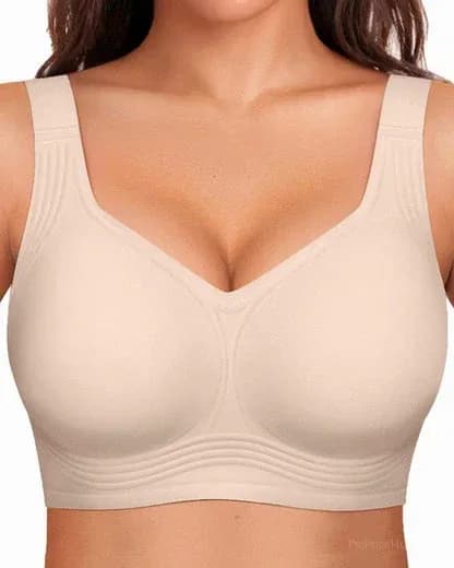 Comfortable Wireless Full Coverage Jelly Smoothing Bra - View 14