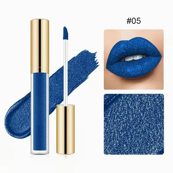 Metallic Liquid Diamond Glitter Lipstick #01 - View 10