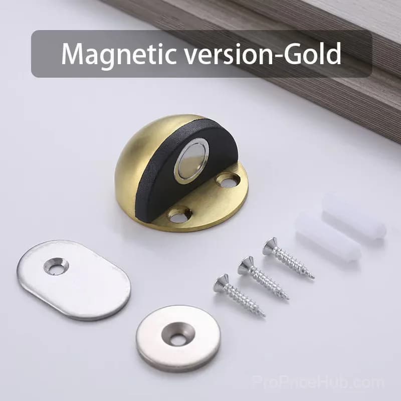 2-Pack Black Hidden Magnetic Door Stopper Holders, Stainless Steel - View 15
