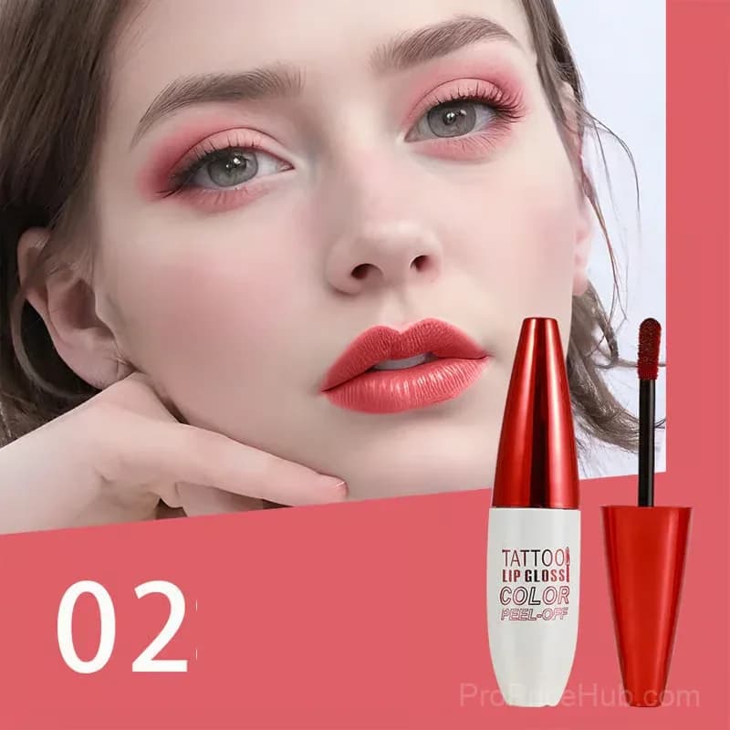 Waterproof Long-Lasting Lip Gloss, Shade 01, 2-Pack - View 10