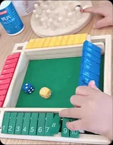 Shut The Box Table Math Game for Adults and Kids, 1 Set - Main