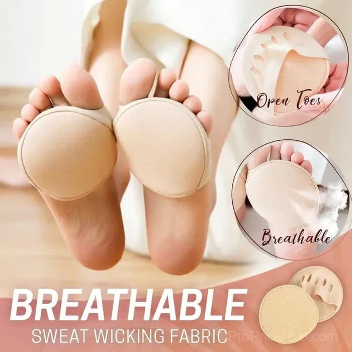 Foot Relief Pads - 6 Pairs Forefoot Toe Spacer Cushions for Blister & Pain Protection - Alt