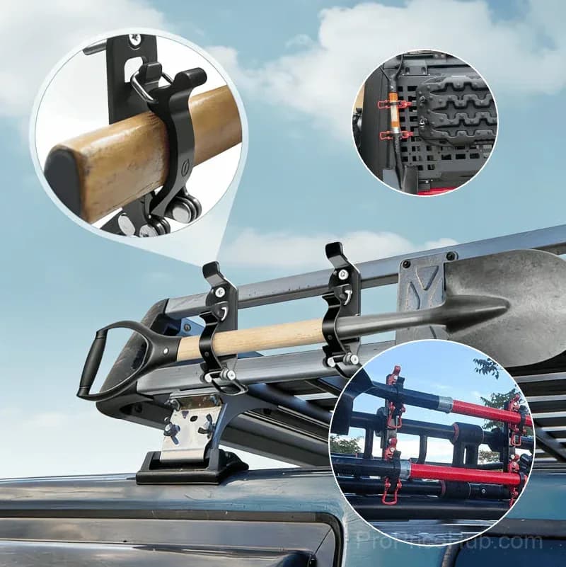 Heavy Duty Zinc Alloy Shovel Mount for Automotive - Alt