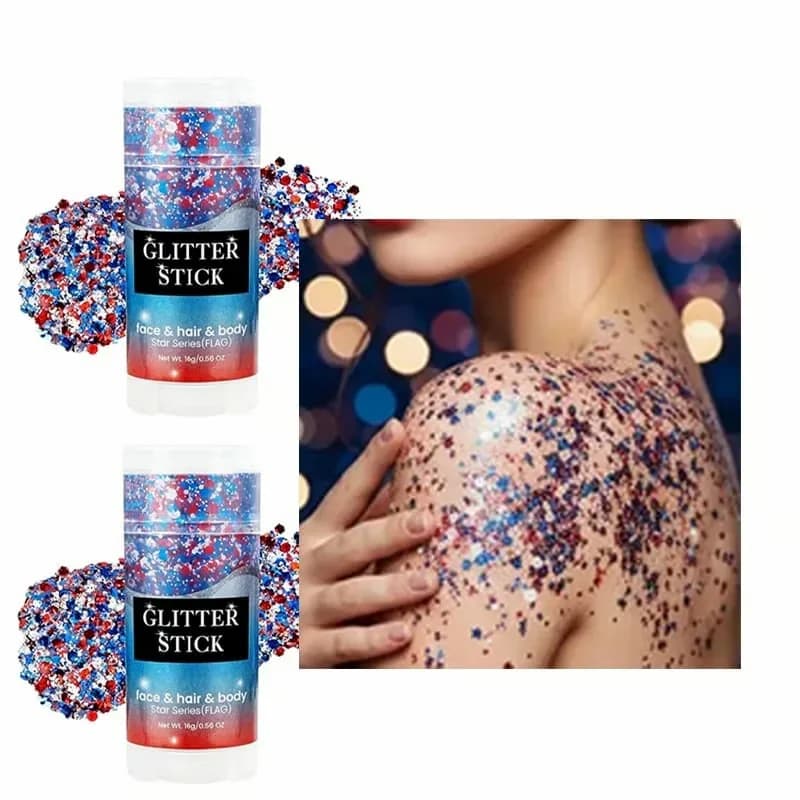 Star Series Chunky Body Glitter Stick, Color Mixing - Alt