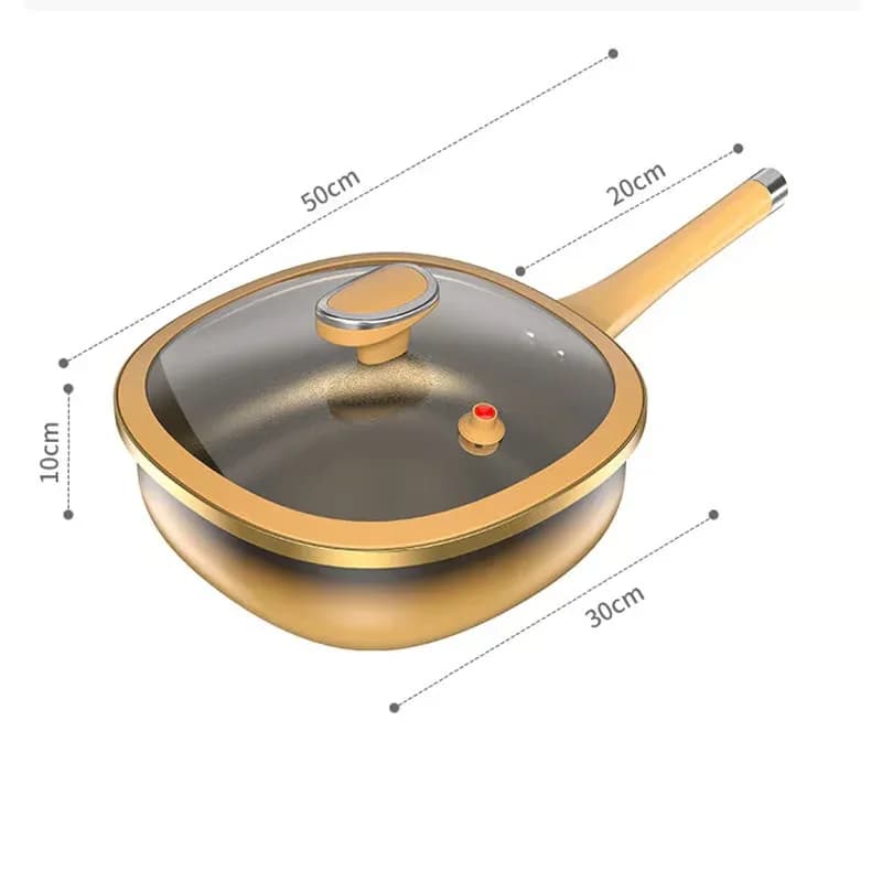 12-Inch Titanium Alloy Nonstick Pot with Lid - View 8