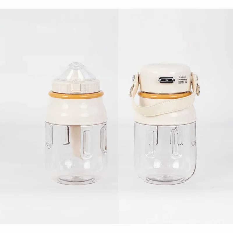 Light Green 1300 ml Wireless Portable Juicer Cup - View 12