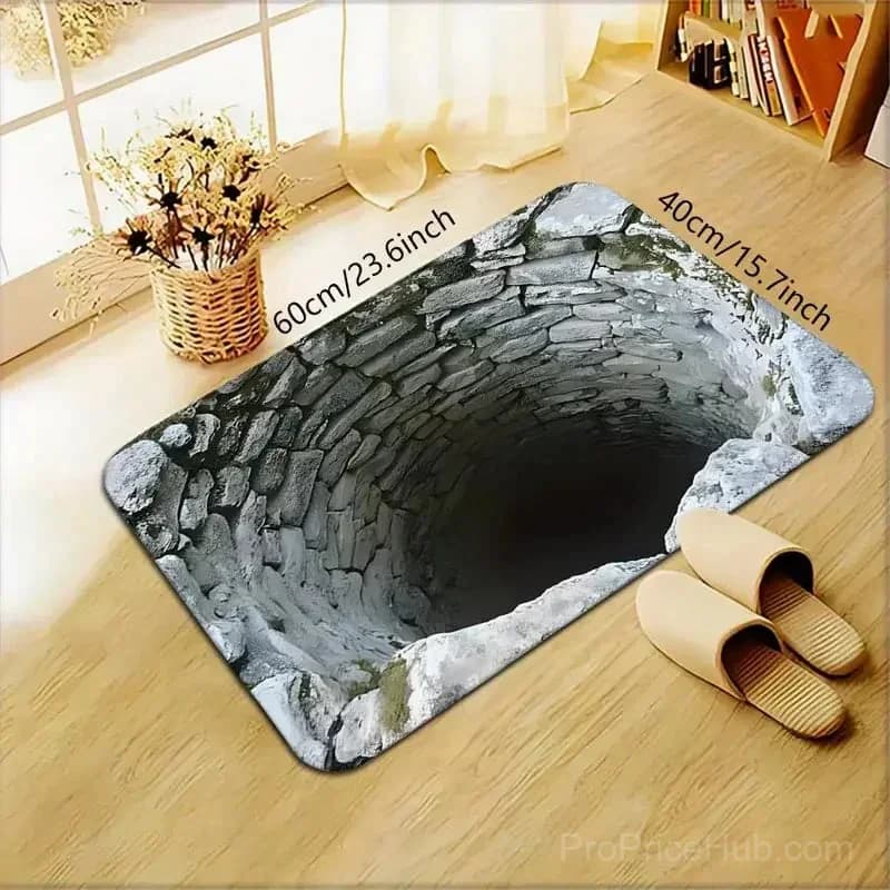 3D Optical Illusion Doormat - Endless Abyss Design - View 5