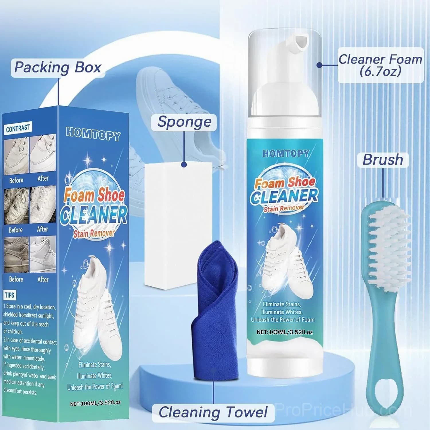 Shoe Cleaning Kit for Leather, Suede, Canvas, and Mesh - View 6