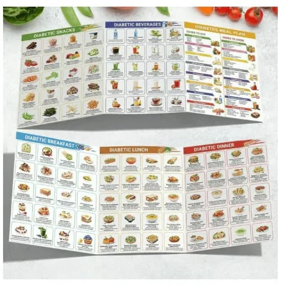 3 Count Diabetes Food List & Meal Planner - View 3
