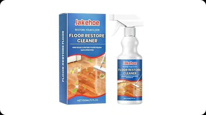 Instant Floor Renew High-Gloss Floor Polish Set with Nano Sponge - Main