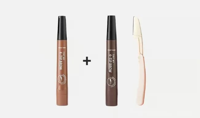 Waterproof 4-Tip Beard and Eyebrow Pen, Light Brown - View 23