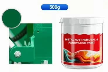 Metal Rust Removal & Renovation Paint, Ocean Blue, 500g - View 12