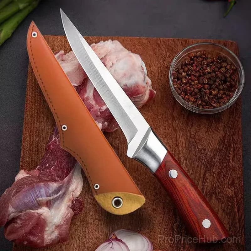 Japanese Boning Knife with Protective Holster - Alt