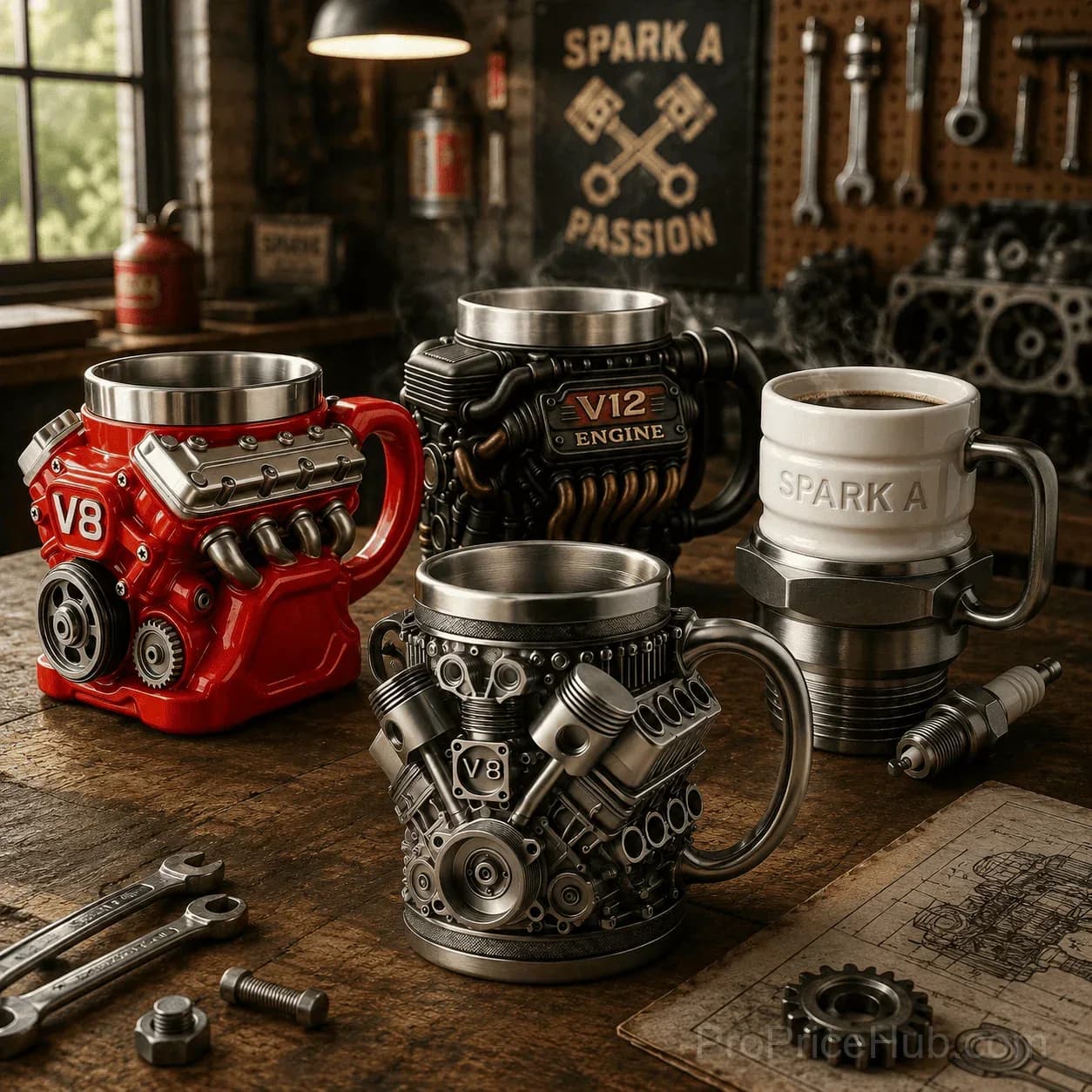 Engine Legend Mug – Novelty Mug for Gearheads - View 2