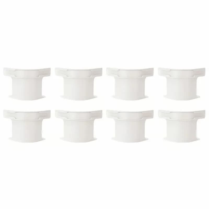 Bed Sheet and Cover Fastener Set, 8-Piece, White - Main