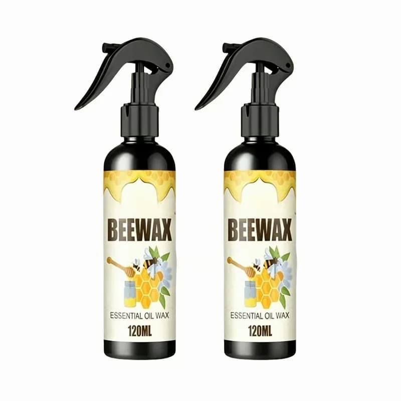 Natural Micro-Molecularized Beeswax Spray, 120 mL Set - Alt