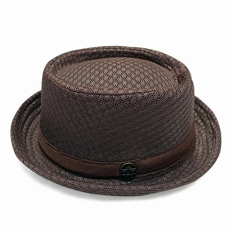 Summer Breathable Mesh Pork Pie Hat - View 15