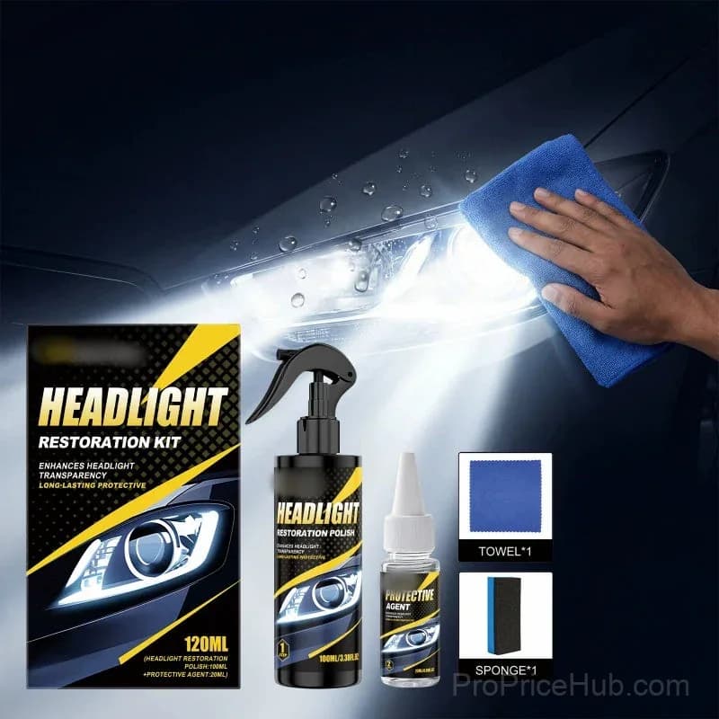 Professional Headlight Polish & Sealant Kit - Main