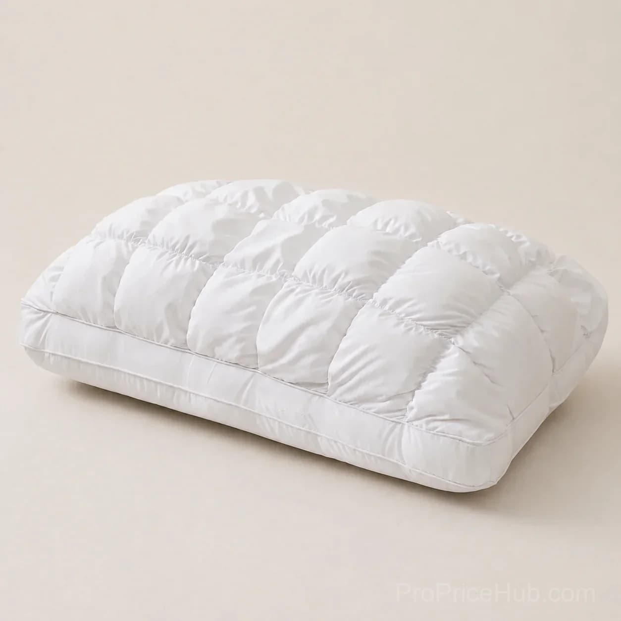 Cloud Puff Grid Pillow – Cooling, No-Flat for Side & Back Sleepers - Main