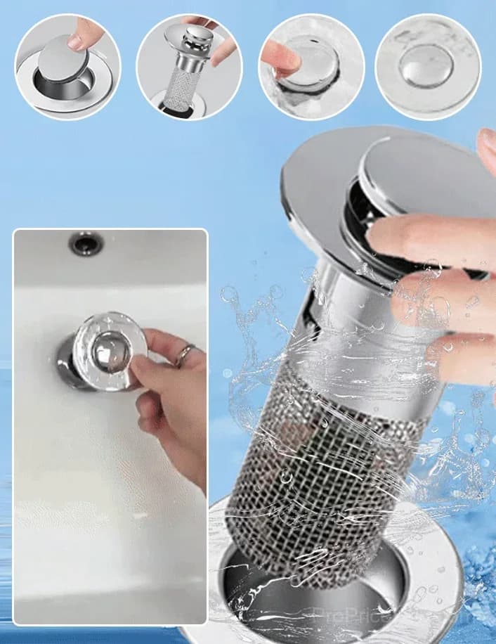 Sink Drain Strainer to Help Prevent Clogs - View 4