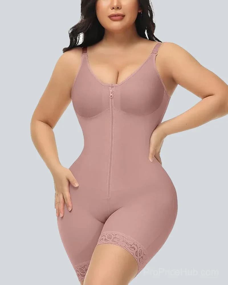 Tummy Control Butt Lifter Shaper with Zipper Crotch - Fajas Colombianas - View 9