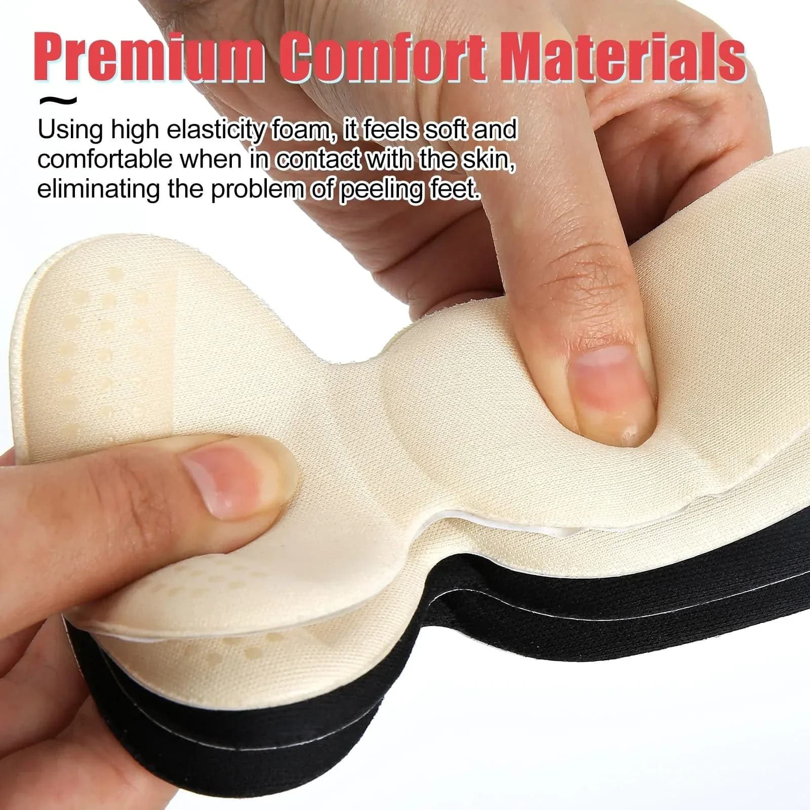 Anti-Slip Soft Heel Cushion Pads - Heel Protectors for Women & Men - View 6