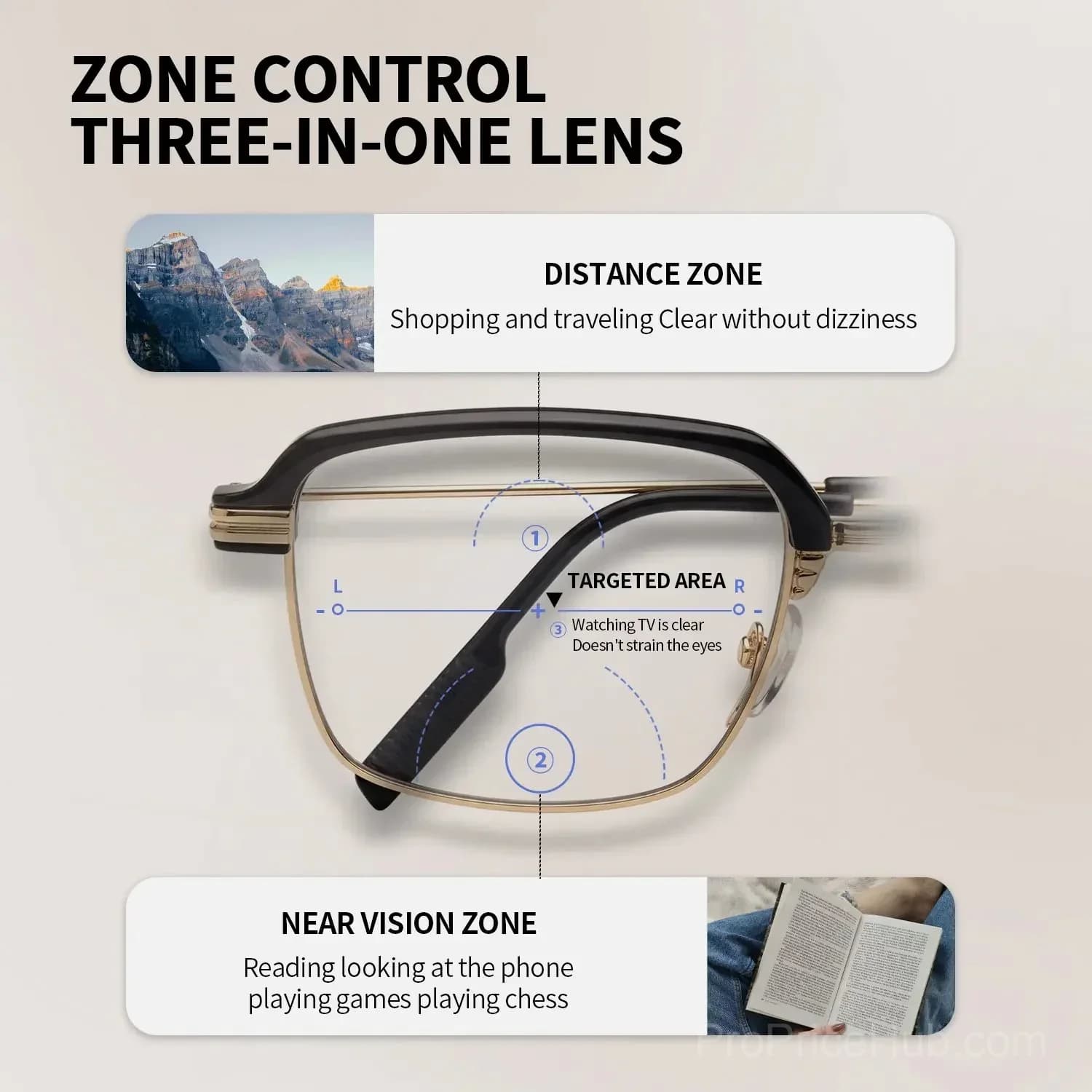 Auto-Adjusting HD Reading Glasses - Alt