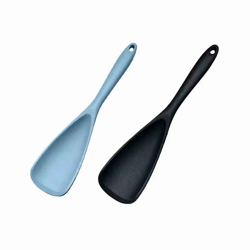 Grey and Blue Cooking Spoons for Nonstick Cookware - View 7