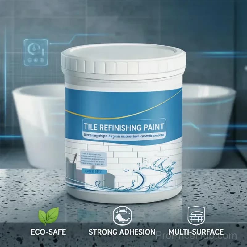 Tile & Tub Refinishing Paint Kit, Black, 100g (3.5 oz) - Alt