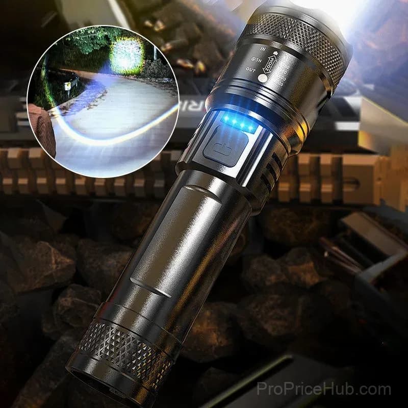 Super Strong Light Zoomable Flashlight - Main
